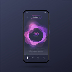 dashboard ui and ux kit control center design vector image