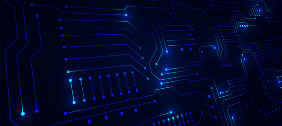 Technology background with hi-tech digital data vector