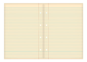 Grunge Paper with Hole Punch vector image