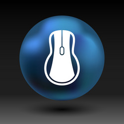 computer mouse icon symbol click vector image