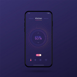 dashboard ui and ux kit control center design vector image