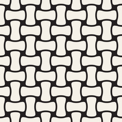 seamless pattern repeating geometric elements vector image