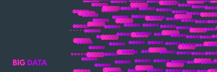 big data background coding process abstract vector image
