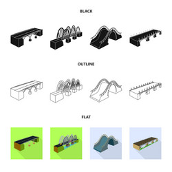 Isolated object connection and design sign vector