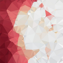Triangular low poly mosaic abstract pattern vector