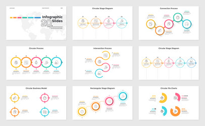 modern infographic template vector