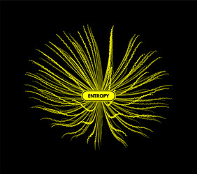array with dynamic particles 3d futuristic grid vector image