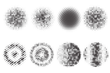 Circle Dots Gradient Pattern vector image