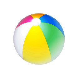 Vector Inflatable Ball Realistic inflatable ball Royalty Free Vector Image