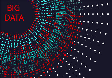 abstract graph of the indicator large data vector image