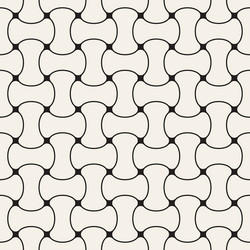 seamless pattern repeating geometric elements vector image