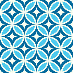 Retro Starburst Circle Pattern vector image