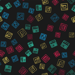 set line software debugging browser files vector image