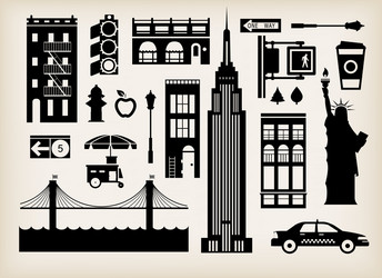 New york Royalty Free Vector Image - VectorStock