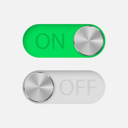 On Off Slider Mobile Ui Toggle Vector Images (over 870)