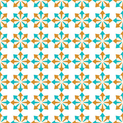 Seamless geometric pattern of abstract elements vector