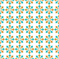 Seamless geometric pattern of abstract elements vector