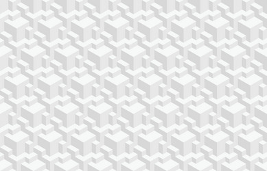 abstract 3d geometric seamless pattern isometric vector image