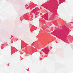 Triangular low poly mosaic abstract pattern vector