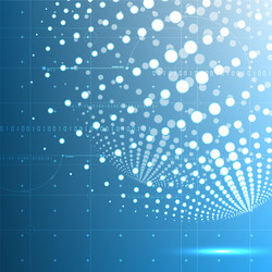 abstract technological future interface digital vector image