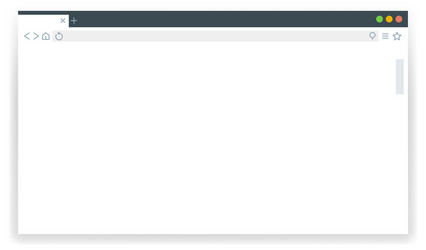 computer app window frame template web browser vector