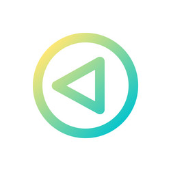 replay button pixel perfect gradient linear ui vector image