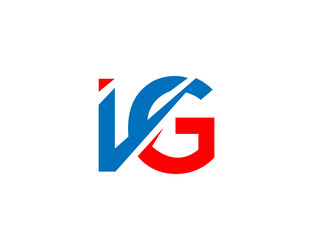 Letter ig and gi initial logo design – Royalty-Free Vector | VectorStock