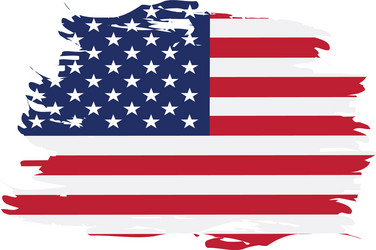 Grunge American Flag vector