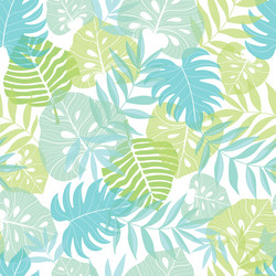 Tropical Leaf Pattern Vector Image