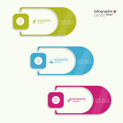 Comparative chart with templates for presentation vector