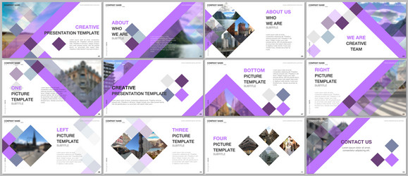 Minimal presentations design portfolio vector