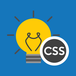 idea code web program css vector image