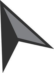 cursor or navigator icon for your web site design vector image
