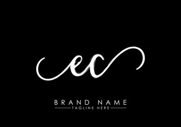 Cursive Font Letter E Vector Images (63)