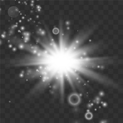 Glow light burst explosion Royalty Free Vector Image