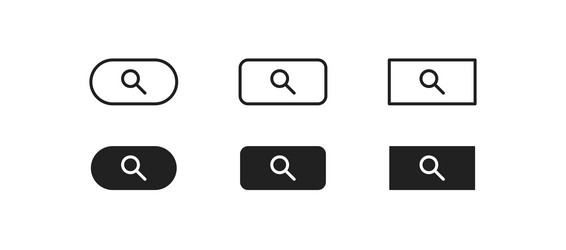 web search button simple isolated icon for your vector image