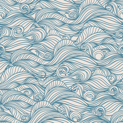 Abstract Blue Wave Pattern vector