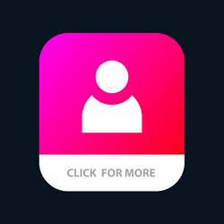 avatar user basic mobile app button android vector image