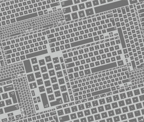 seamless pattern with keyboard vector image