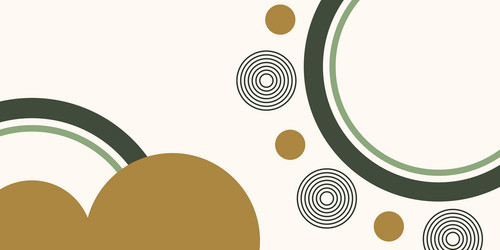 seamless round pattern background with shapes vector image