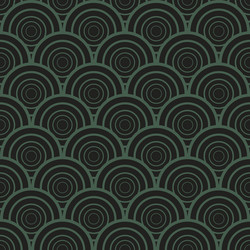 Seamless vintage pattern overlapping shells vector
