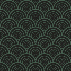 Seamless vintage pattern overlapping shells vector