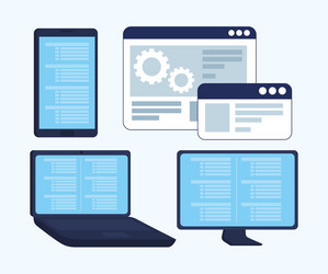 Electronic devices with programming language vector