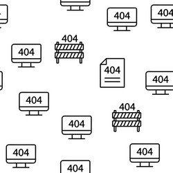 404 http error message seamless pattern vector