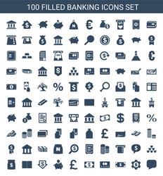 banking icons vector