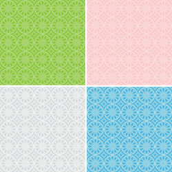 set of geometric patterns for background vector image