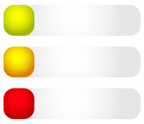 button banner empty shape element vector image