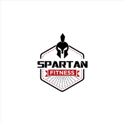 gym fitness spartan logo design bodybuilding Vector Image