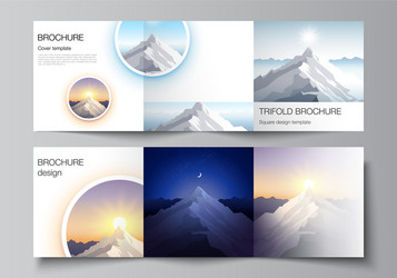 minimal editable layout square format vector image