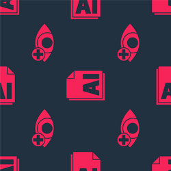 Set red eye effect and ai file document vector